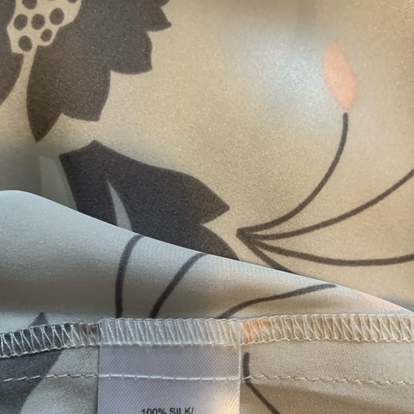 Beautiful floral 100% silk dress/ tunic - Picture 4 of 5